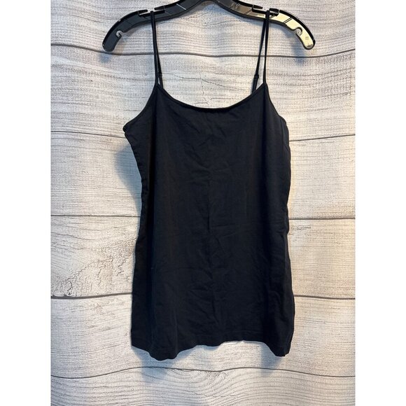 14th & Union Black Spaghetti Strap Tank Top M - Picture 1 of 3